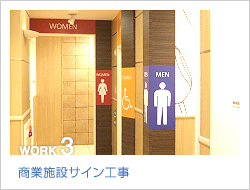 商業施設サイン工事